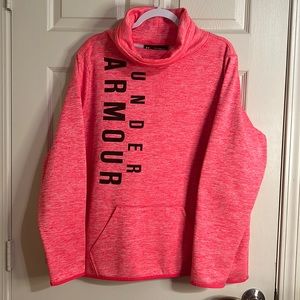 Women’s pink pullover fleece sweater XXL